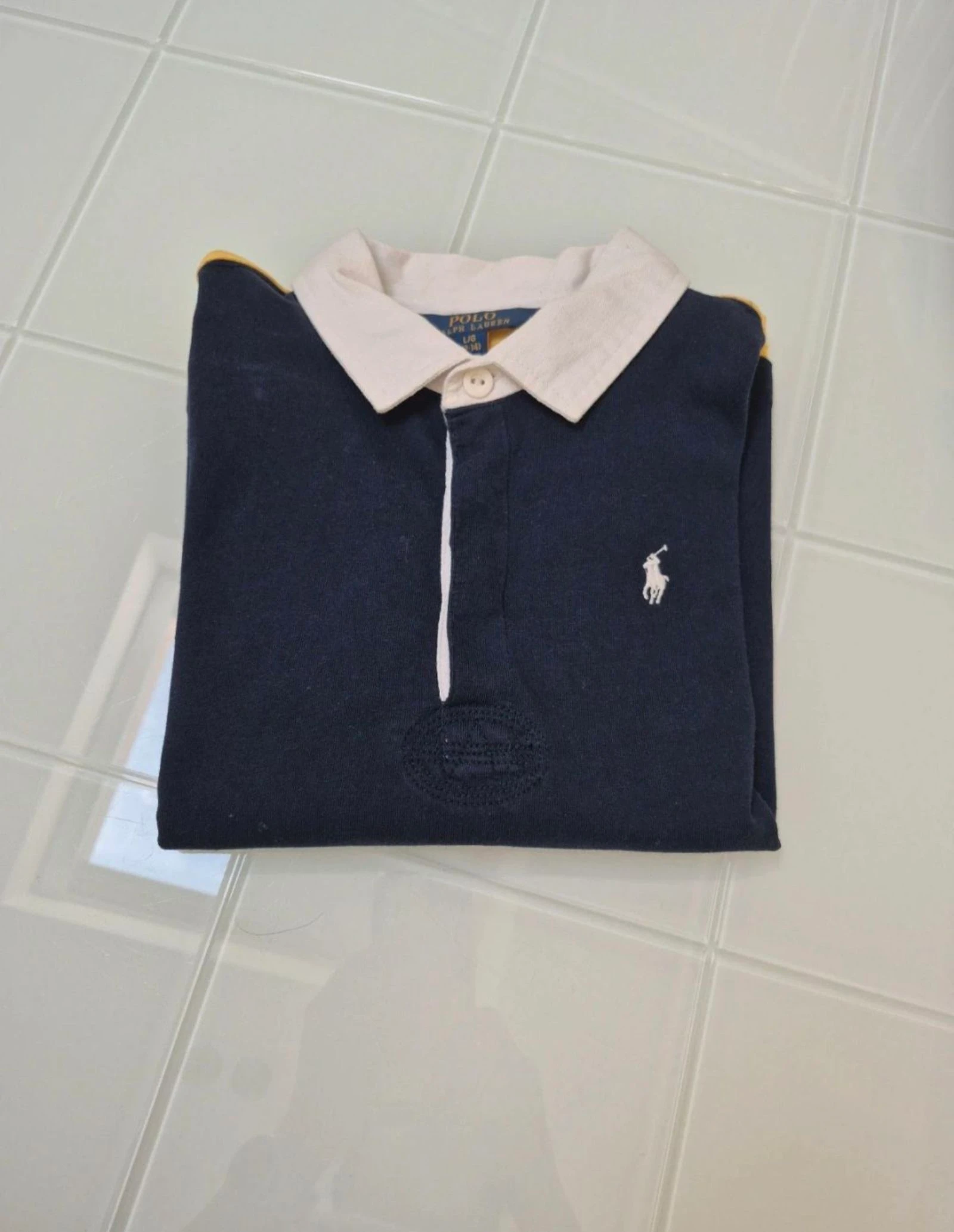 Polo manga larga Polo Ralph Lauren. Tamanho 12/14 anos. – photo 7